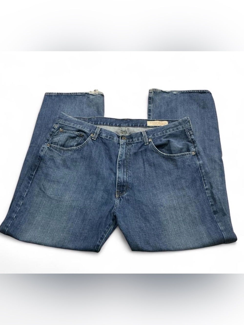 Ralph Lauren Men’s Medium Blue Relaxed Denim Jeans Ashmore size 40x30